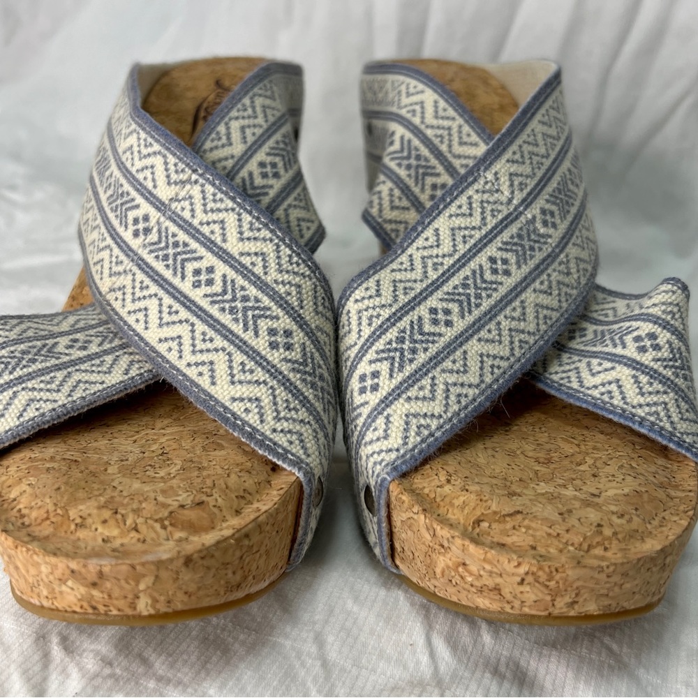 Lucky Brand Cork Wedge Shoe- Never Worn